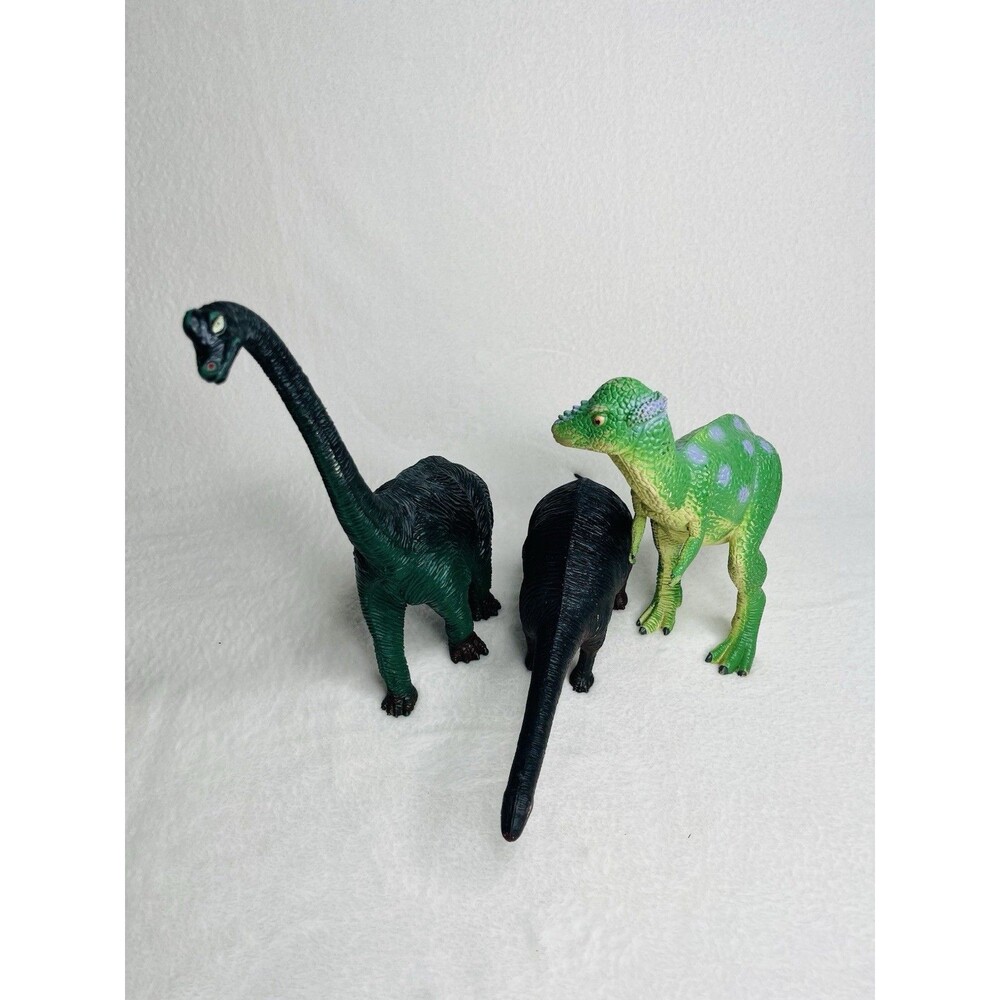 Lot Of 3 Vintage 1980/1990 Larami Toys Large Sized Dinosaur Lot
